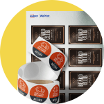 Template for Avery 22807 Print-to-the-Edge Round Labels 2 ...