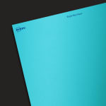 Bright Blue Paper - Industrial Blank Sheet Labels