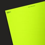 Neon Yellow Paper - Industrial Blank Sheet Labels