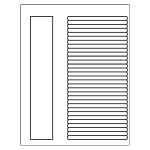 Ready Index Table of Contents, 15-Tab | Avery Template Line Art