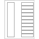 Ready Index Table of Contents, Black & White, 10-Tab | Avery Template Line Art