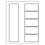 Ready Index Table of Contents, 5-Tab | Avery Template Line Art