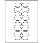Style Edge Insertable Dividers, 5-Tab | Avery Template Line Art