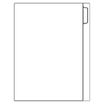 Direct Print Dividers, 5-Tab | Avery Template Line Art