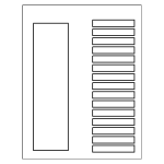 Ready Index Table of Contents, Classic, 15-Tab | Avery Template Line Art