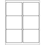 Rectangle Labels (3-1/3 inch x 4 inch) | Avery Template Line Art