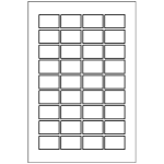 Print or Write Multi-Use Labels (1/2 inch x 3/4 inch)  | Avery Template Line Art