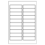 Print or Write Multi-Use Labels (1/2 inch x 1-3/4 inch) | Avery Template Line Art