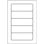 Print or Write Multi-Use Labels (1 inch x 3 inch | Avery Template Line Art