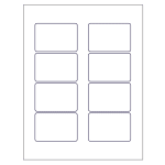 Print-to-the-Edge Rectangle Labels (2 inch x 3 inch) | Avery Template Line Art
