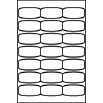 Big Tab Ultralast Plastic Dividers, 8-Tab | Avery Template Line Art