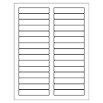 File Folder Labels with Color Coding (3 inch x 3-7/16 inch) | Avery Template Line Art