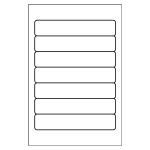 Print or Write File Folder Labels with Color Coding (2/3 inch x 3-7/16 inch) | Avery Template Line Art