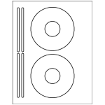 CD Labels | Avery Template Line Art