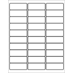 Rectangle Labels with Border (1 inch x 2-5/8 inch)  | Avery Template Line Art