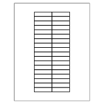 Big Tab Inserts for Dividers, 5-Tab | Avery Template Line Art