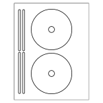 Full-Face CD Labels | Avery Template Line Art