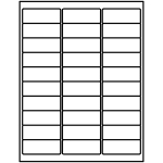 Rectangle Labels (1 inch x 2-5/8 inch) | Avery Template Line Art