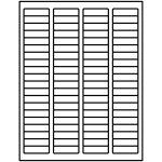 Rectangle Labels (1/2 inch x 1-3/4 inch) | Avery Template Line Art
