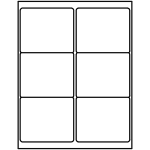 Rectangle Labels (3-1/3 inch x 4 inch) | Avery Template Line Art