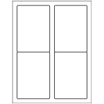 Rectangle Labels (3-1/2 inch x 5 inch) | Avery Template Line Art