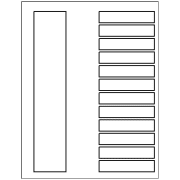 Template for Avery 11083 EcoFriendly Ready Index Table of Contents, 12-Tab  | Avery.com