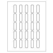 Template for Avery 11426 Index Maker Easy Apply Small Dividers, 5-Tab ...