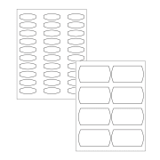 Template for Avery 14436 Big Tab White Label Dividers, 5-Tab | Avery.com
