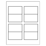 Template for Avery 18820 Business Cards 2" x 3-1/2" | Avery.com