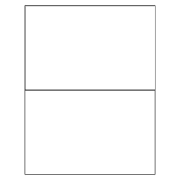 Avery(R) Greeting Cards with Envelopes, Half-Fold, 5-1/2 x 8-1/2, Matte  White, 30 Blank Greeting Cards (8316)