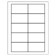 Template for Avery 38873 Business Cards 2" x 3-1/2" | Avery.com
