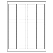 Template for Avery 5195 Return Address Labels 2/3