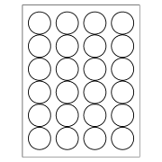 Template For Avery 5293 High Visibility Round Labels 1 2 3 Diameter Avery Com