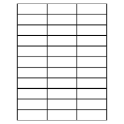 Template for Avery 5351 Address Labels for Copiers 1