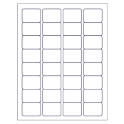 Template for Avery 6570 ID Labels 1-1/4