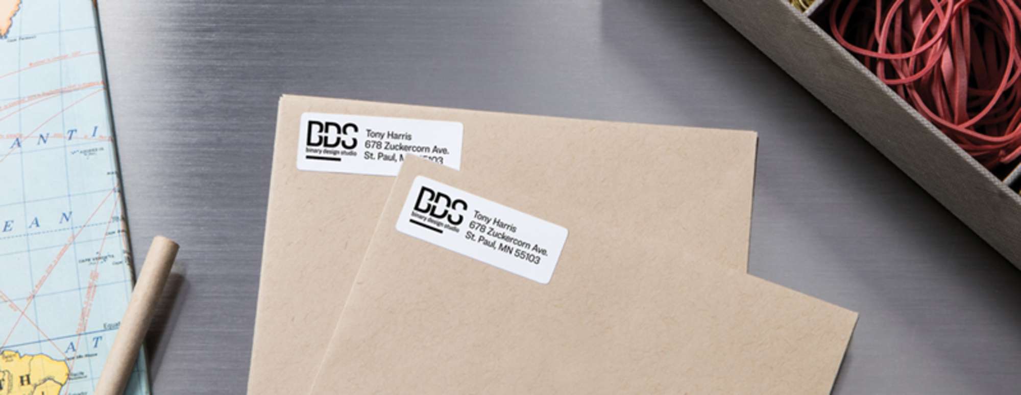 Address Labels &amp; <br> Return Address Labels desktop image