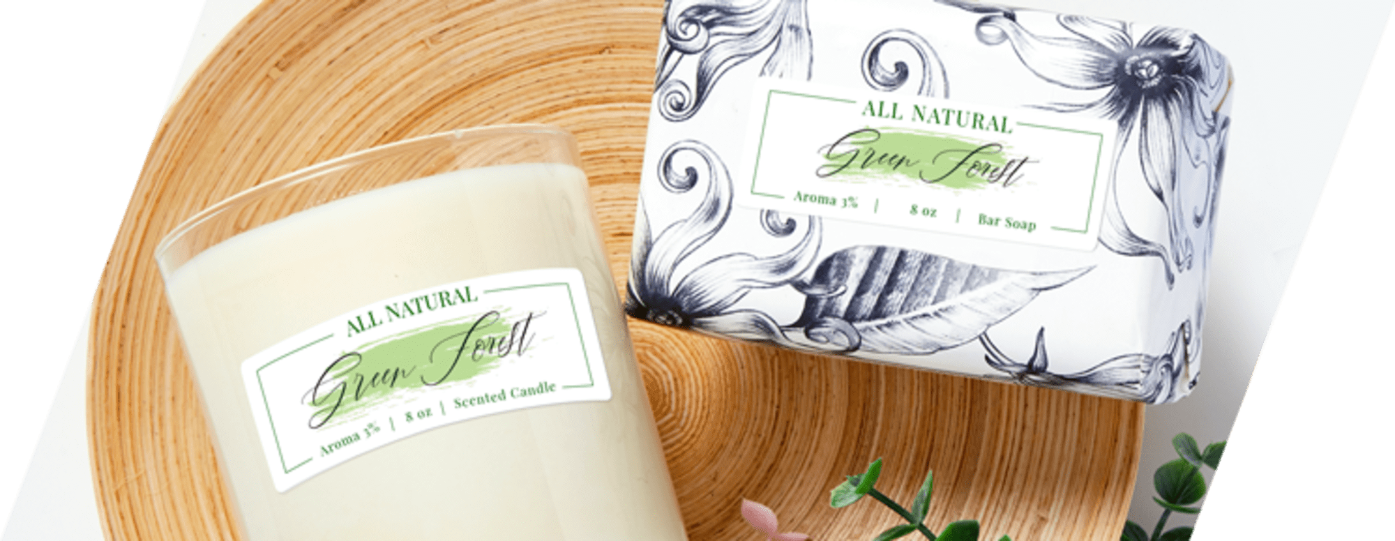 Matte White Paper Roll Labels desktop image