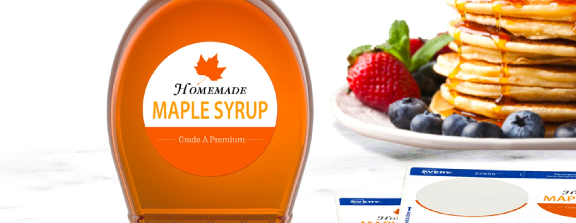 Maple Syrup Labels desktop image