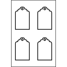 bag tag template