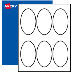 Template for Avery 22829 Print-to-the-Edge Textured Oval ...