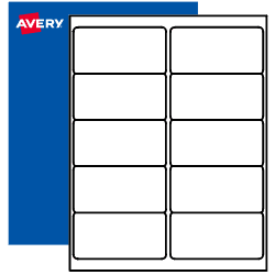 Template for Avery 18160 Address Labels 1