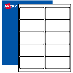 Custom Candy Bar Sheet and Roll Label Wrappers - 16 Qty - 2x4 - Avery