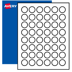Avery® Garage Sale Stickers, 3/4 Inch Round Stickers, Assorted Colors,  Non-Printable, 350 Pricing Stickers Total (5480)