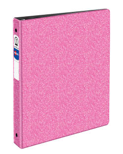 Pink binder cheap