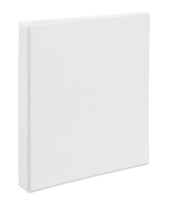 1 One Touch Slant Ring ,79780 Holds 8.5 x 11 Paper Heavy Duty View 3 Ring Binder 79799 New Version 4 White Binders