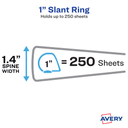 1 One Touch Slant Ring ,79780 Holds 8.5 x 11 Paper Heavy Duty View 3 Ring Binder 79799 New Version 4 White Binders