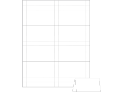 Avery Small Tent Cards Uncoated Two Sided Printing 2 X 3 1 2 160 Cards 5302