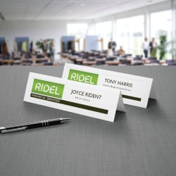 Avery Medium Tent Cards Embossed Uncoated Two Sided Printing 2 1 2 X 8 1 2 100 Cards 5305