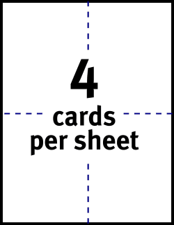 Avery Postcards Uncoated Two Sided Printing 4 1 4 X 5 1 2 200 Cards 5689
