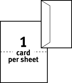 Avery Half Fold Greeting Cards Matte 5 1 2 X 8 1 2 20 Cards 3265